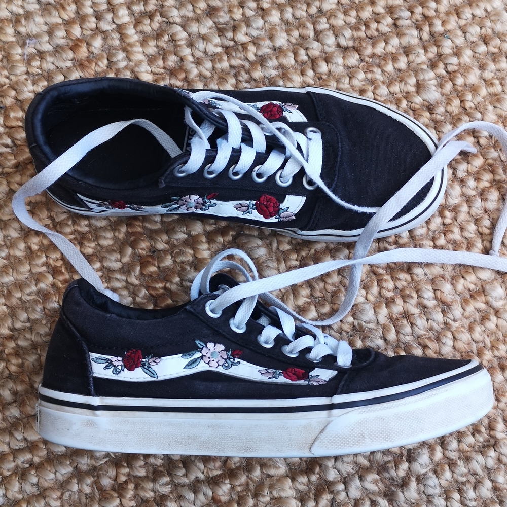 Vans flower sneakers